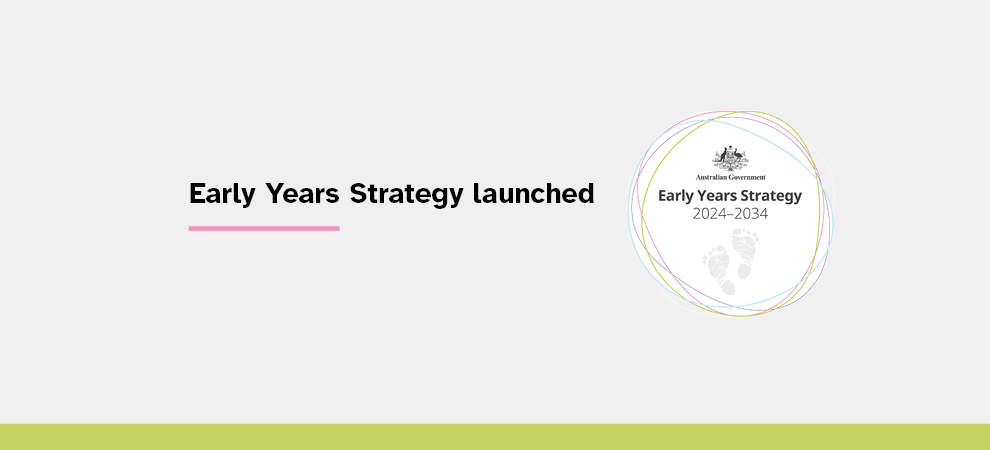 Early Years Strategy Newsroom Banner (Decorative)