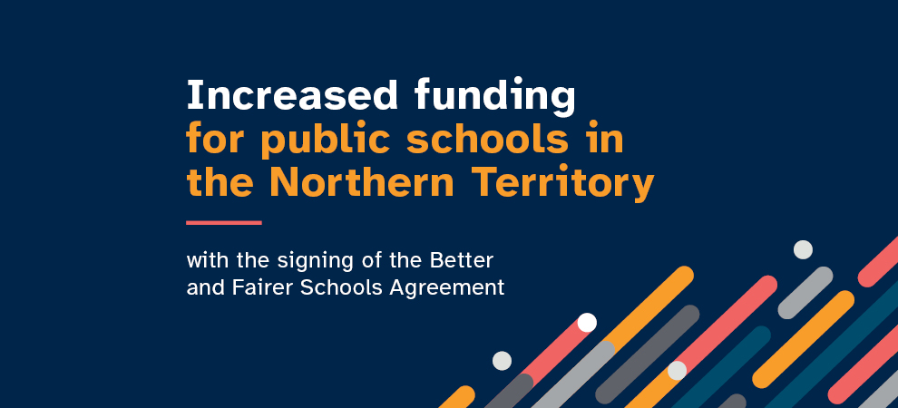 Increased funding for public schools in the Northern Territory