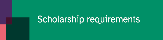 Scholarship requirements