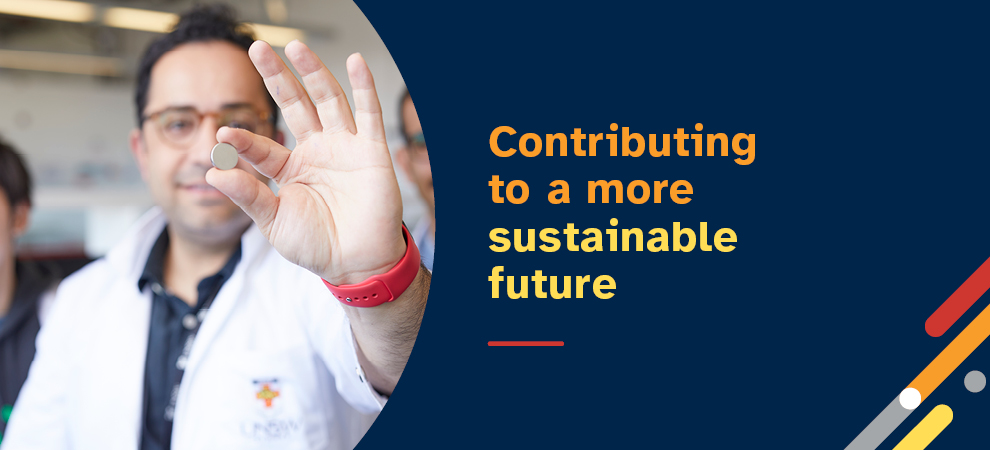 Contributing to a more sustainable future