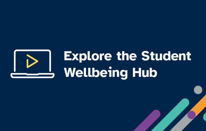 Explore engaging resources on the Student Wellbeing Hub Newsroom Banner - (Decorative)