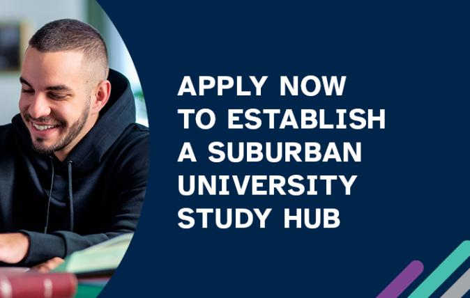 Suburban University Study Hub - Applications Open (Decorative)