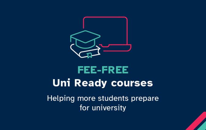 FEE-FREE Uni Ready courses Banner (Decorative)