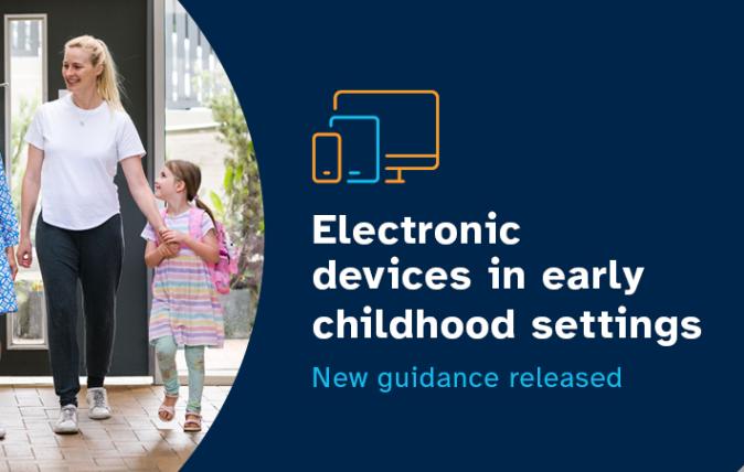 New Guidance on Using Electronic Devices in Early Childhood Newsroom Banner