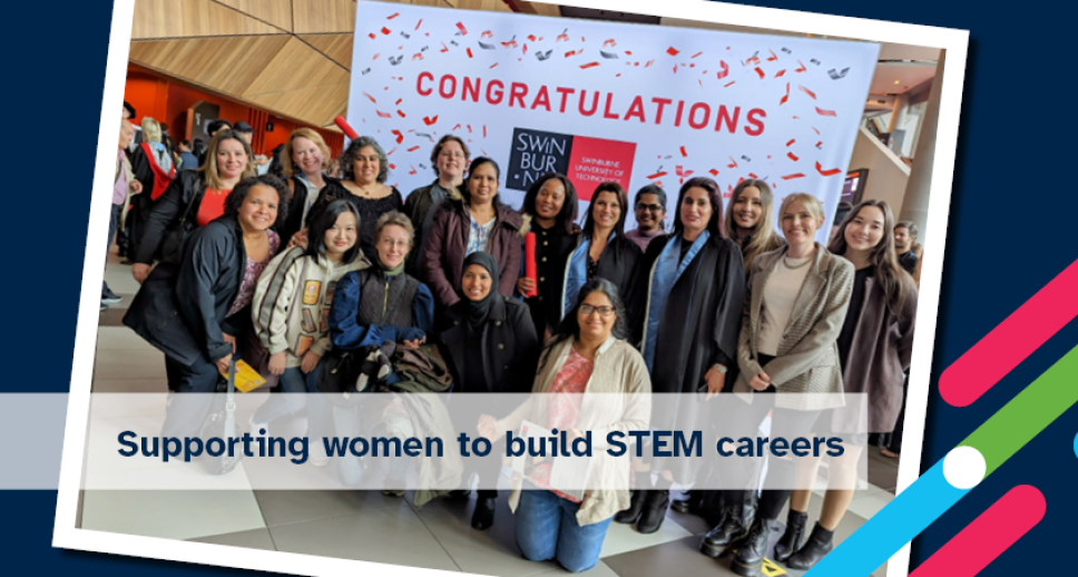 Women in STEM Graduation NewsRoom Banner (Decorative)