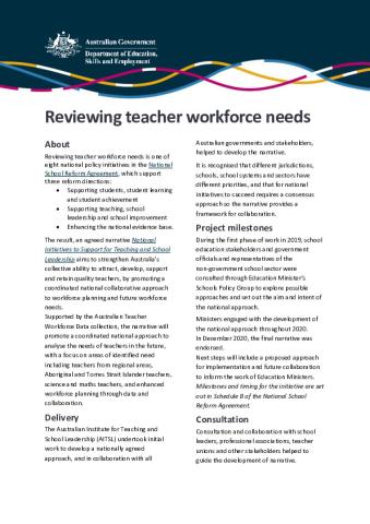 Bi Reviewing teacher workforce needs fact sheet.pdf