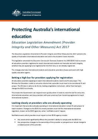 U Education Legislation Amendment Act 2017 Fact Sheet.pdf