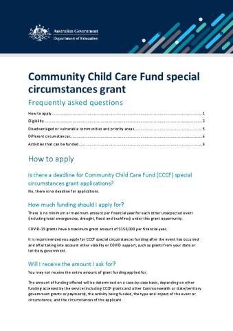 Community Child Care Fund Special Circumstances FAQs.pdf