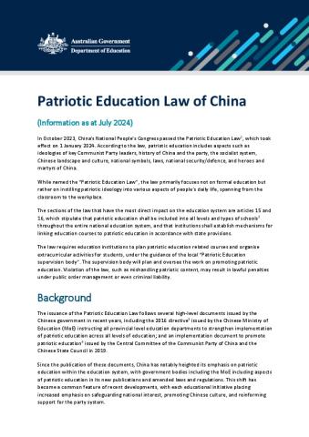 Policy update - Patriotic Education Law of China.pdf