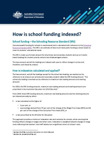 How is school funding indexed.pdf