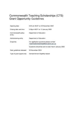 Commonwealth Teaching Scholarships Grant Opportunity Guidelines Rounds 2 to 5.pdf