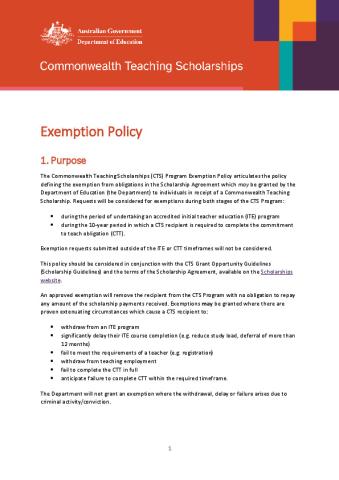 Exemption Policy.pdf