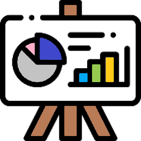 infographic depicting charts and graphs 