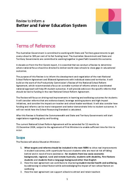 Review to Inform a Better and Fairer Education System – Terms of Reference.pdf