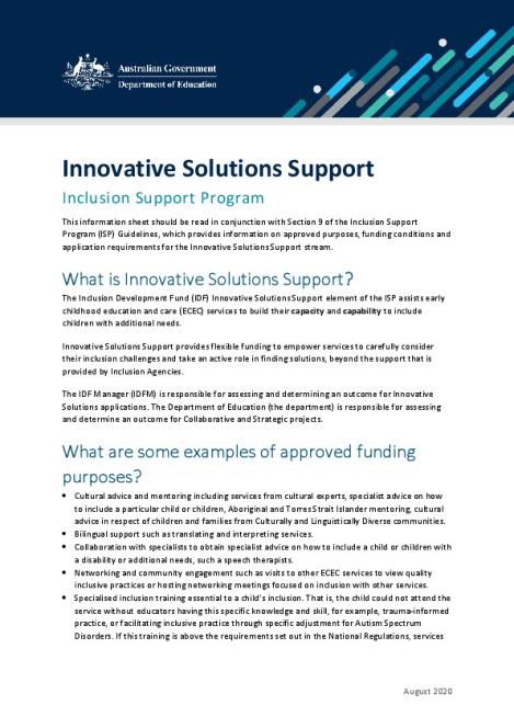 Inclusion Support Program Innovative Solutions Support.pdf