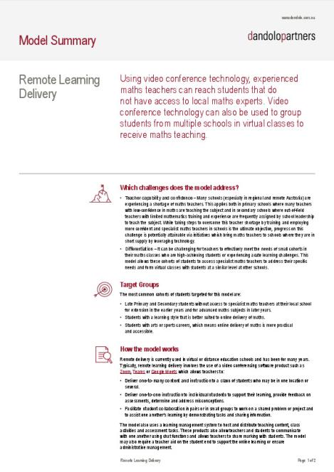 Best Practice Model 3 - Remote Learning Delivery.pdf