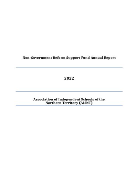 2022 NGRSF Annual Report - AISNT.pdf