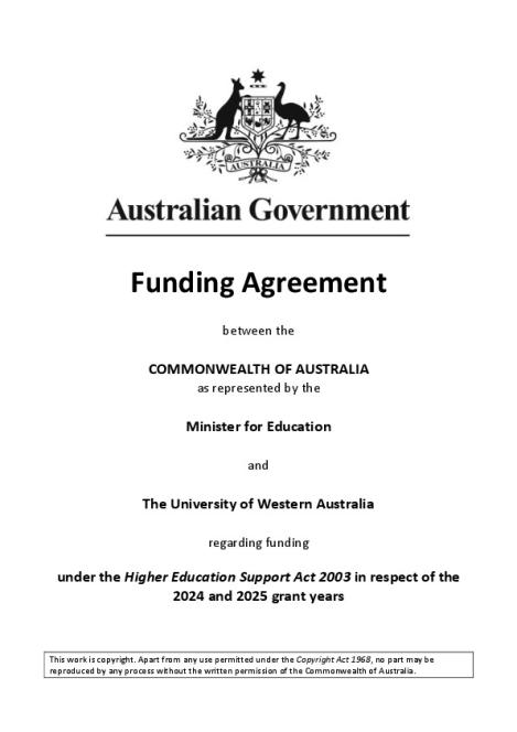 The University of Western Australia - 2024-2025 CGS Funding Agreement - Dec 2023.pdf