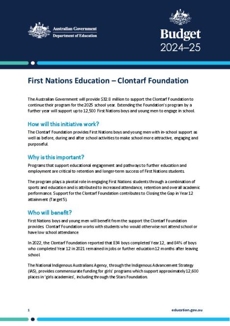 240509 - First Nations Education Clontarf Foundation.pdf