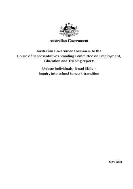 AGR - Inquiry into school to work transition.pdf