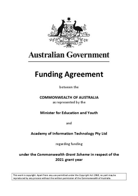 Academy of Information Technology 2021 Funding Agreement.pdf