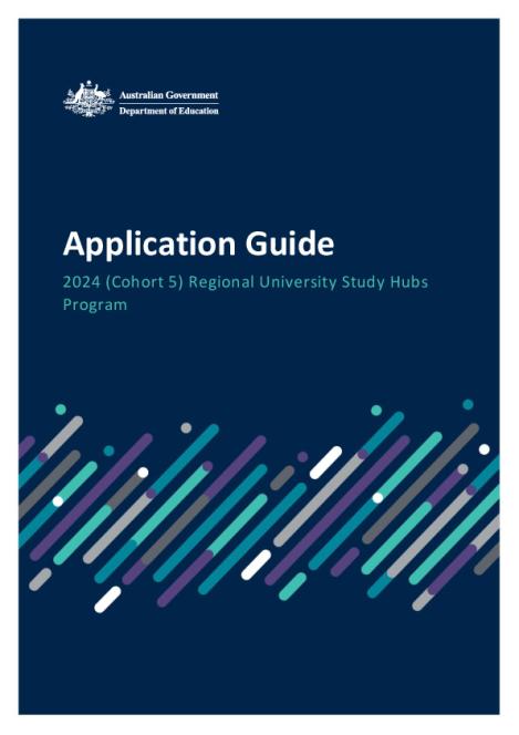 2024 (Cohort 5) Regional University Study Hubs Application Guide FINAL.pdf