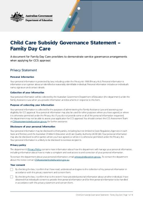 Child Care Subsidy Governance Statement FDC_Form.pdf