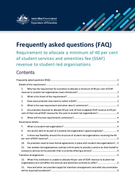 FAQ - 40% allocation of SSAF.pdf